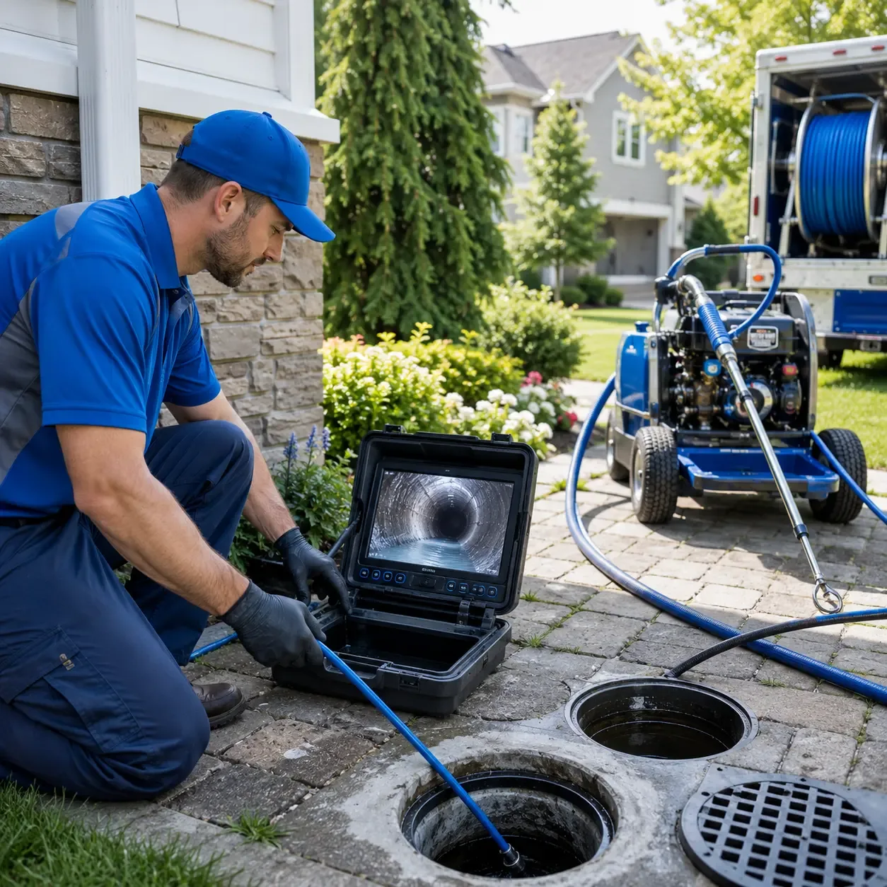 Outdoor drain cleaning professionals serving Wheelwright, MA